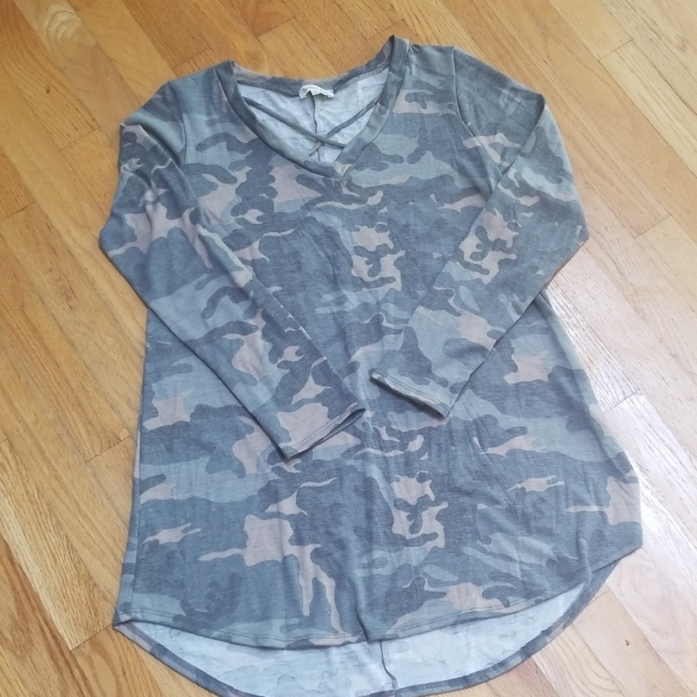 Camo dress. Can be worn as tunic also.